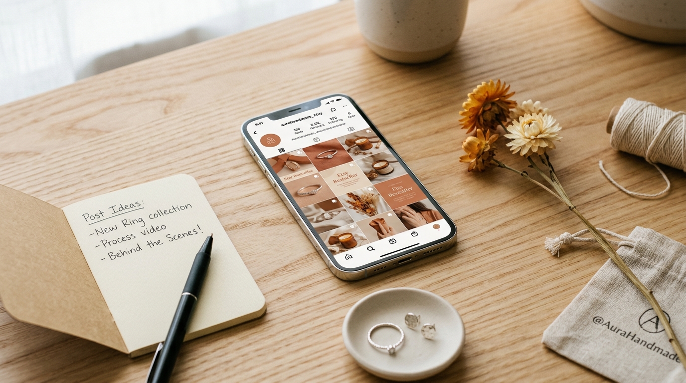 How Etsy Sellers Actually Drive Traffic from Instagram