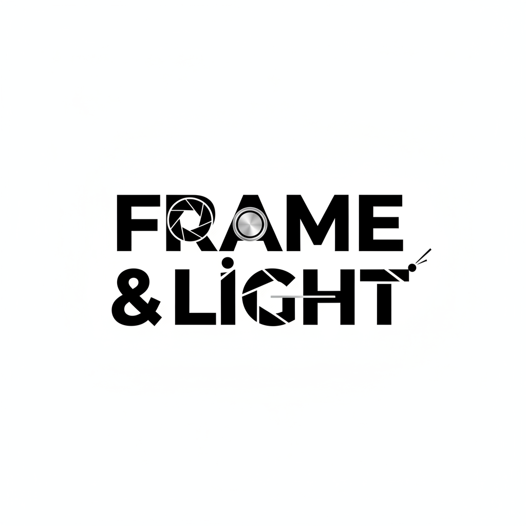 Minimalist photography studio logo